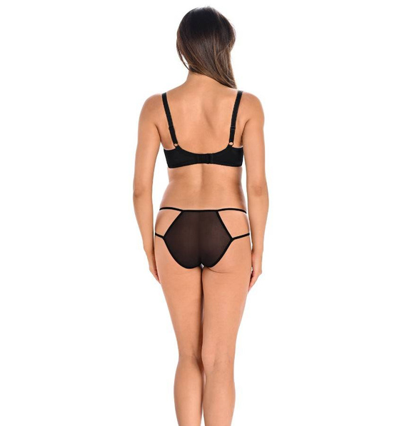 3139 Kelly Figi damskie z paseczkami Teyli - czarny