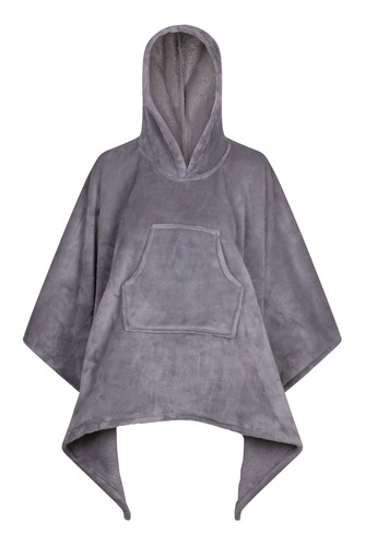 Kobi Koc dziecięcy z kapturem ByShelly - jasny szary