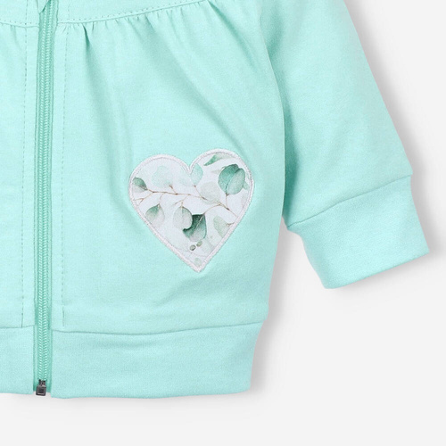 Aromatyczne listki Bluza dresowa Nini turkusowy