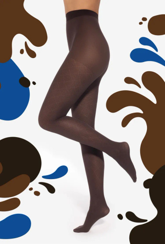Wedel wz.02 Rajstopy damskie 40 den Gatta - dark choco