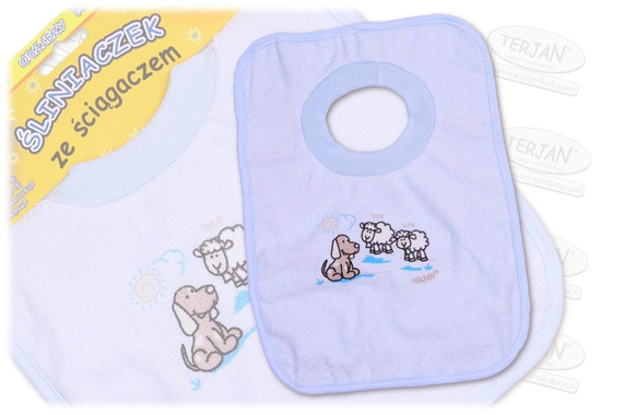 Śliniak ściągacz TERJAN biały