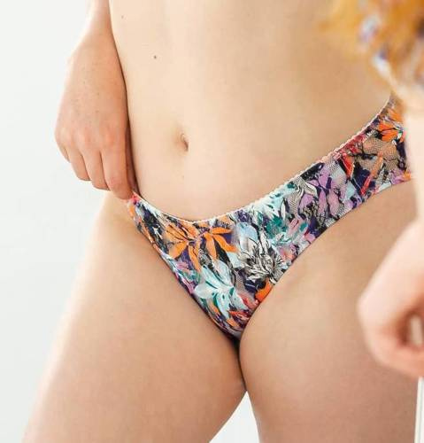 Femi Flowers Figi damskie Momtobe fioletowy