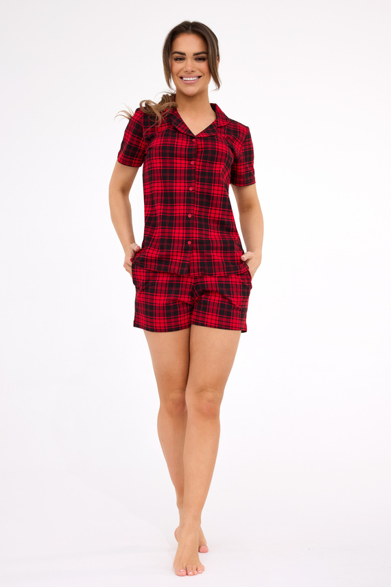 346/424 Tracy 2 Piżama damska Cornette – krótki rękaw i spodnie, bawełna