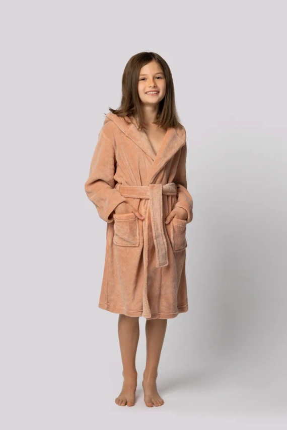 Bear szlafrok dziecięcy Kids Envie rose pink