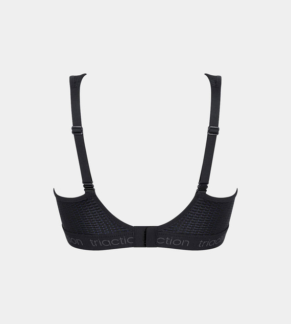Biustonosz sportowy bez fiszbin Triaction energy lite - black