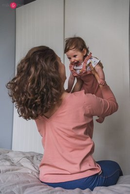 Two Ways bluzka ciążowa i do karmienia dwustronna Milk&Love herbal rose