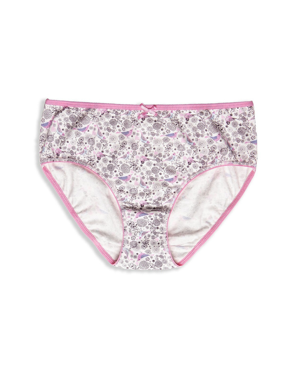 L-122 BI-49 A'2 Figi Damskie Lama niebieski biały różowy