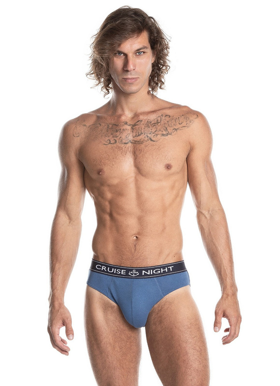 M-982 SD Slipy męskie Lama granatowy-niebieski