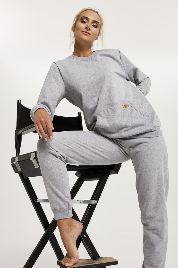 Fox Komplet Damski dł. rękaw, dł. spodnie Italian Fashion - melanż