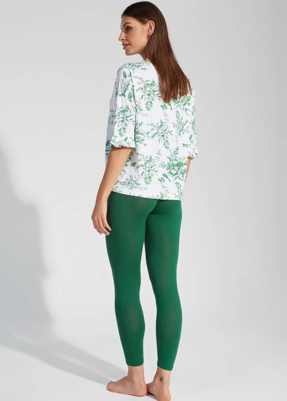 PJ3.S01  Alexa Piżama Damska Gatta - zielony