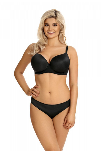 147 Biustonosz Usztywniany Lupoline - czarny