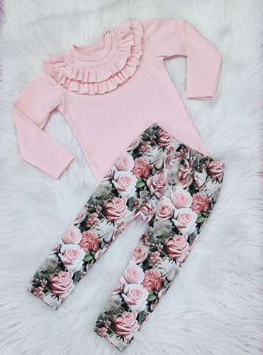 Agnes Spodnie niemowlęce Bambarillo kwiaty