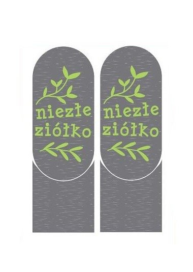 3124 Skarpety  Życiowe Instrukcje ABS SOXO - "mam ochotę" błękitny melanż