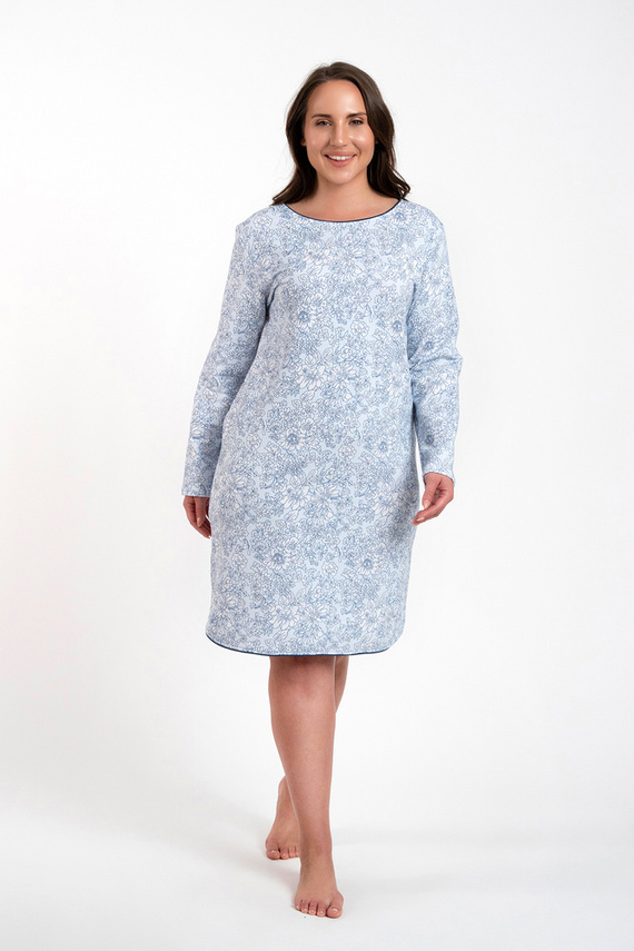 Gracjela koszula nocna Italian Fashion - druk niebieski 