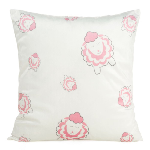 Kids 4 Poszewka dziecięca Design91 biały/pudrowy róż