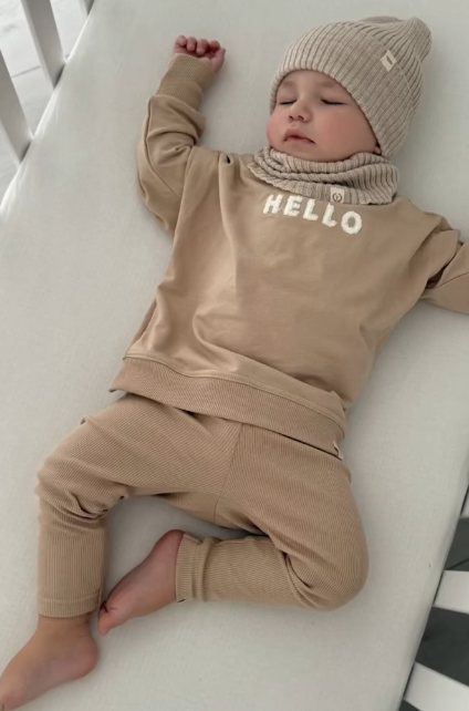 Hello Bluza dresowa Yosoy - karmelowy 