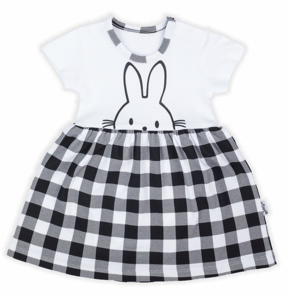163373 Sukienka bawełniana "Bunny Kratka" Nicol