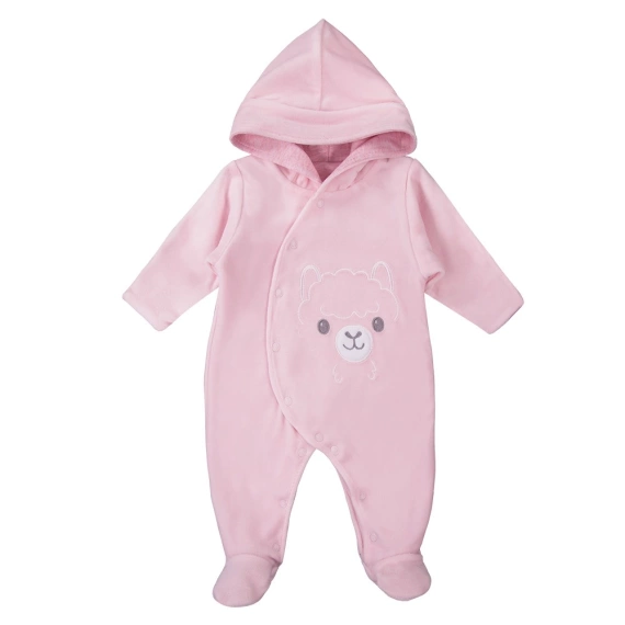 "Baby Love" Pajac welurowy Ewa Klucze - niebieski