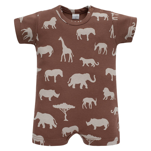 Safari Rampers niemowlęcy Pinokio - afryka brązowy