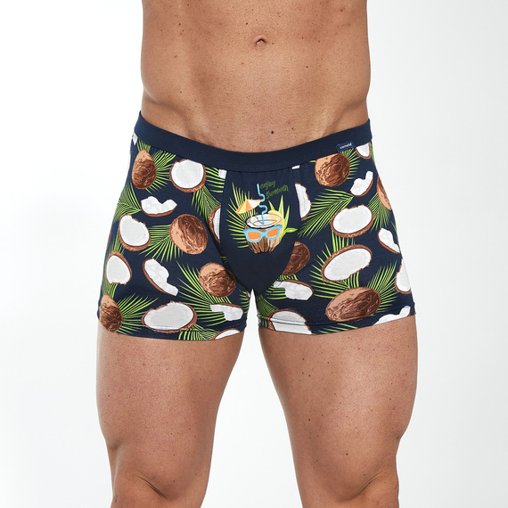 280/218 Coconut Bokserki męskie Tattoo Cornette - granatowy