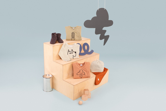 Olivier Body z długim rękawem Pinokio - ecru