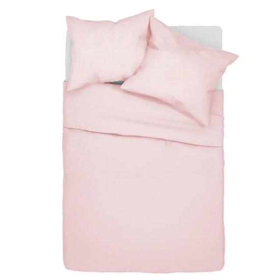 Simply Pościel bawełniana jednobarwna Spod Igły i Nitki pudrowy róż