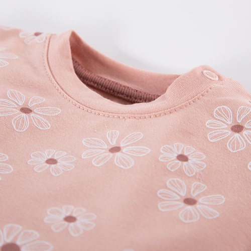 Daisy T-shirt dla dziewczynki Eevi - jasny róż