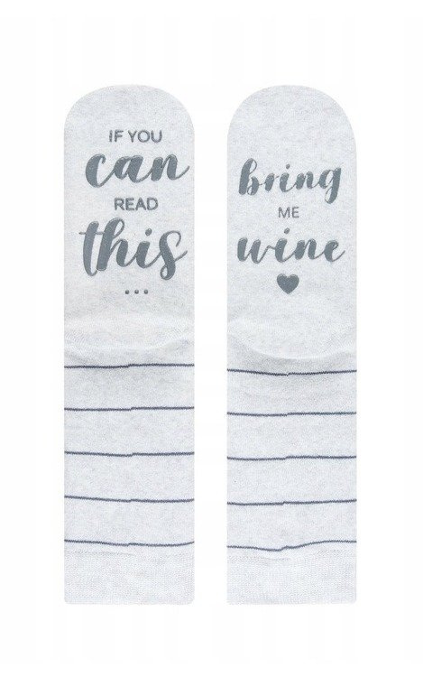 Skarpety Życiowe Instrukcje frotte Soxo szary