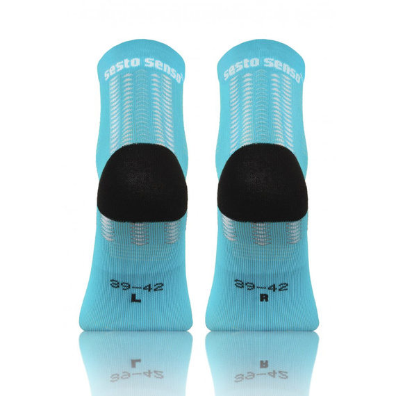 SKB01 Sport Socks Skarpety sportowe uniwersalne Sesto Senso turkusowy