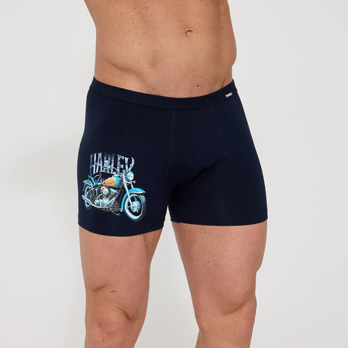 Cornette 280/257 Legend Rider– bawełniane bokserki męskie granat