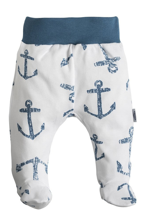 08226B "BLUE SEA" Półśpioch niemowlęcy Makoma biały 