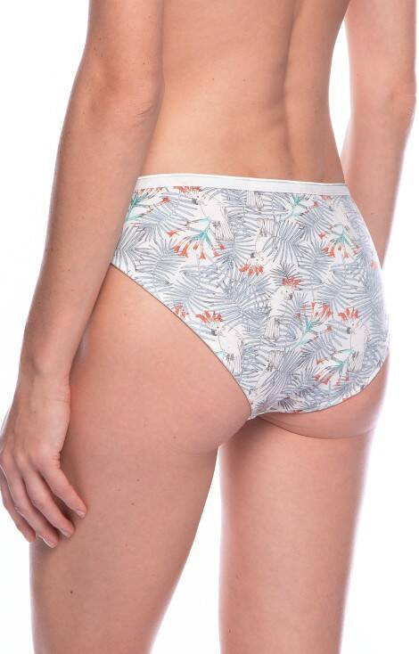  L-1551 BI A'2 Figi Damskie Lama - bezowy-ecru