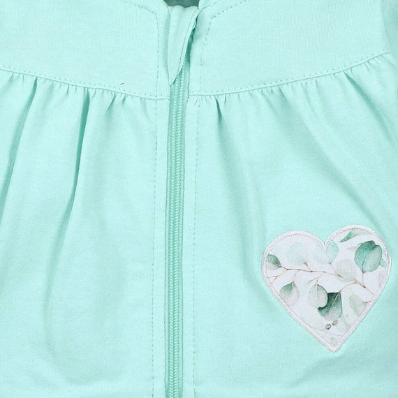 Aromatyczne listki Bluza dresowa Nini turkusowy