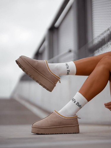 0200-125 90's Baby Skarpety damskie Milena -ecru