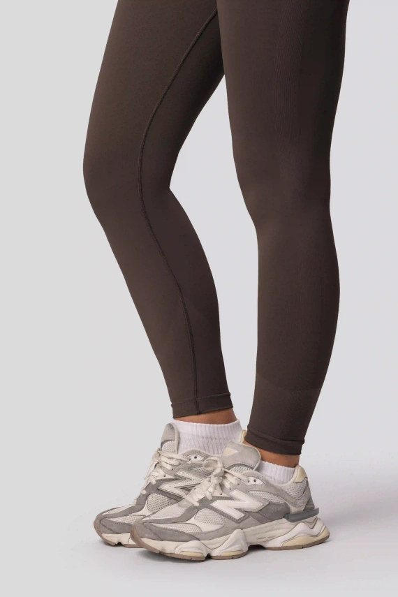 Legginsy push-up Spaio PRO modelujące kryjące wysoki stan chocolate
