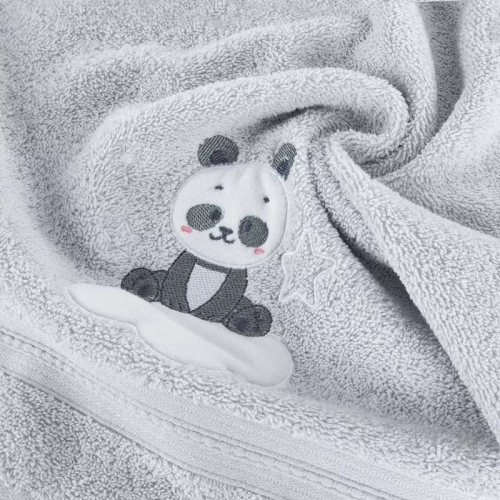 Baby 63 Ręcznik dziecięcy Panda Eurofirany srebrny