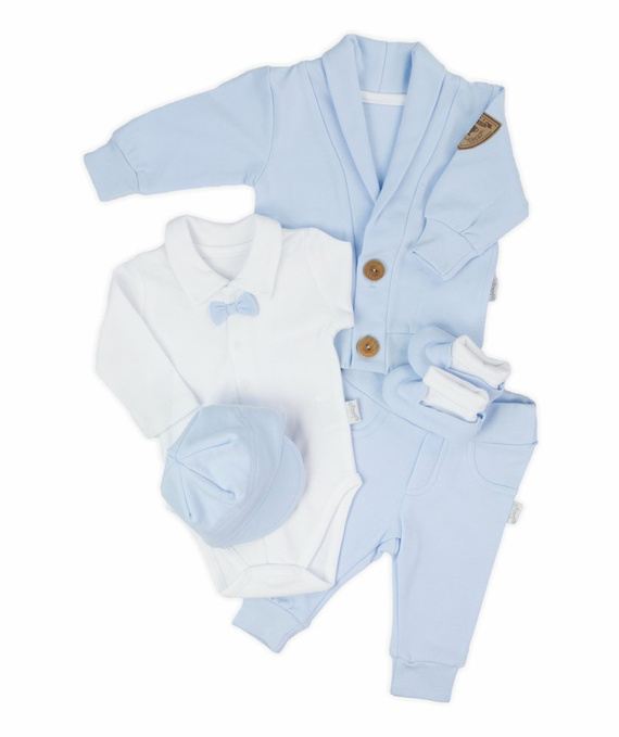 169400 Komplet 5-częściowy "Mix" Nicol - niebieski