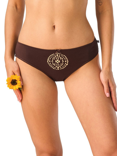Figi Mini Bikini Key LPR 504 B26 A2 2-Pak Bawełniane Gładkie i Wzorzyste