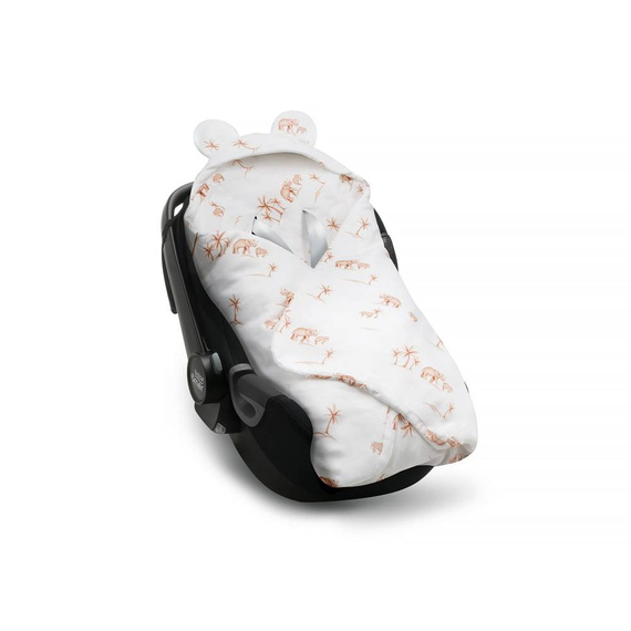 Elephants Kocyk bambusowy do fotelika Yosoy