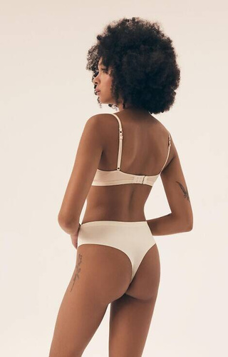 43670 Fleda Stringi damskie 2-pak Henderson - czarny-beżowy