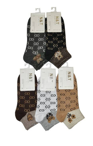 7015 Zakostki damskie Wik mix kolor	