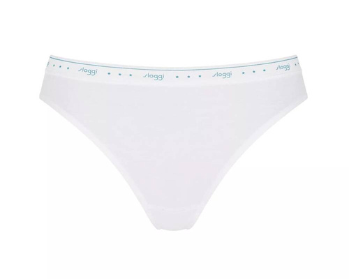 24/7 100 Tai 10198073 Figi Damskie Sloggi - white