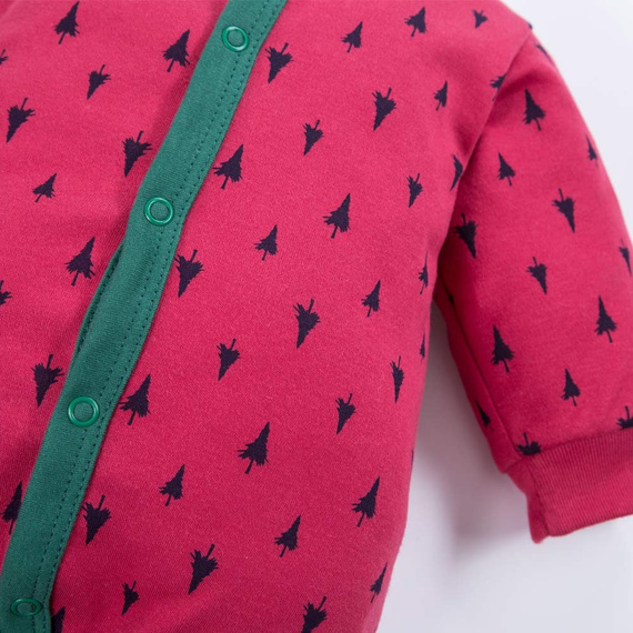 Hi Reindeer! Pajac niemowlęcy Eevi - bordowy