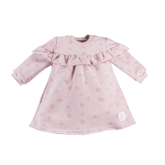 UNIQUE Sukienka dresowa Ewa Klucze - róż 