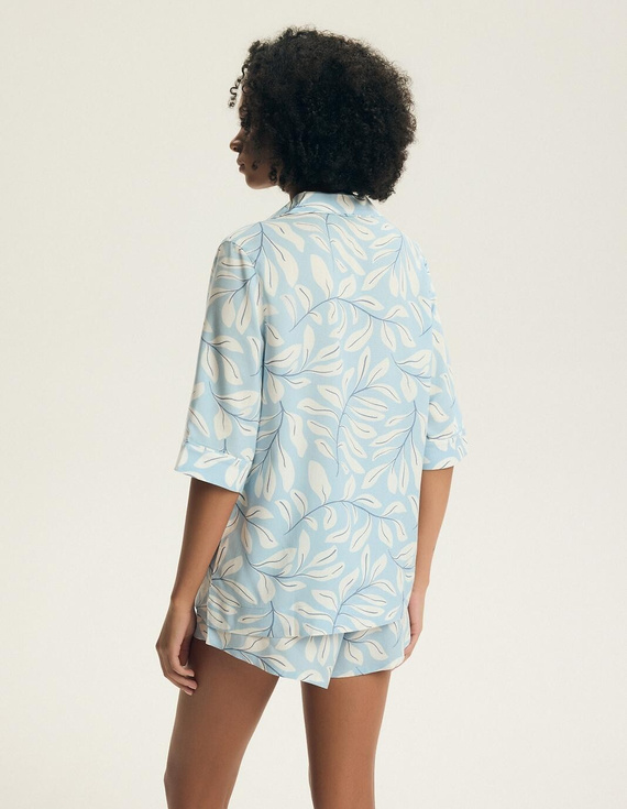 Piżama damska 44482 Estes 100% wiskoza rozpinana