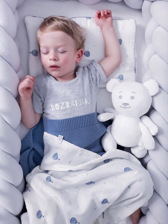 Poduszka muślinowa Blue Rainbow Yosoy