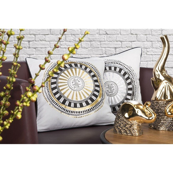 Poszewka dekoracyjna SELENA Eurofirany złoty