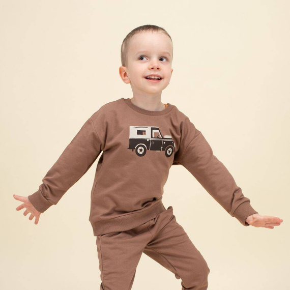 Safari Bluza dla chłopca Pinokio - brązowy