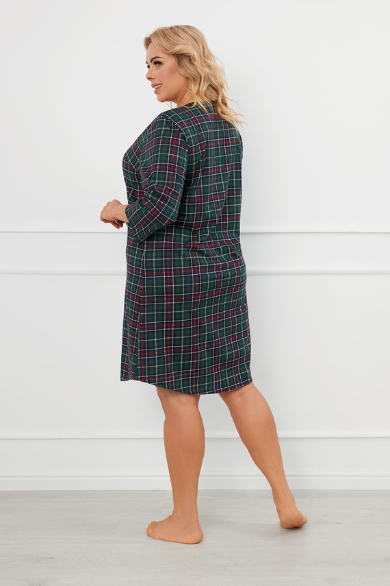 Foggia rozpinana koszula nocna Italian Fashion - druk