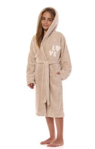 2434 LO Szlafrok dziecięcy L&L - angora